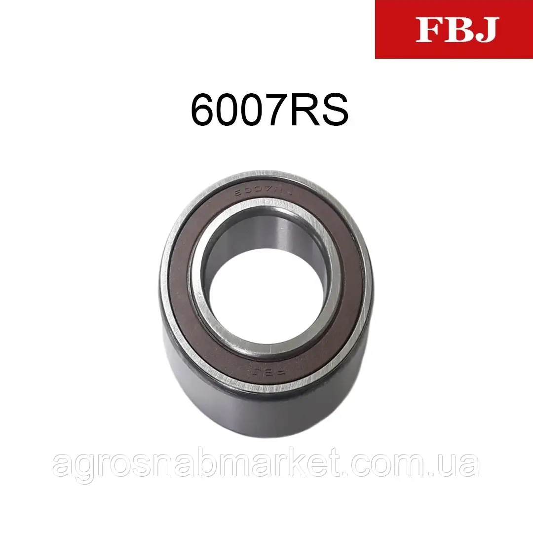 Подшипник 180107 (6007.2RS) КПП К-701, МАЗ (35х62х14) закрытый (Zeolite)